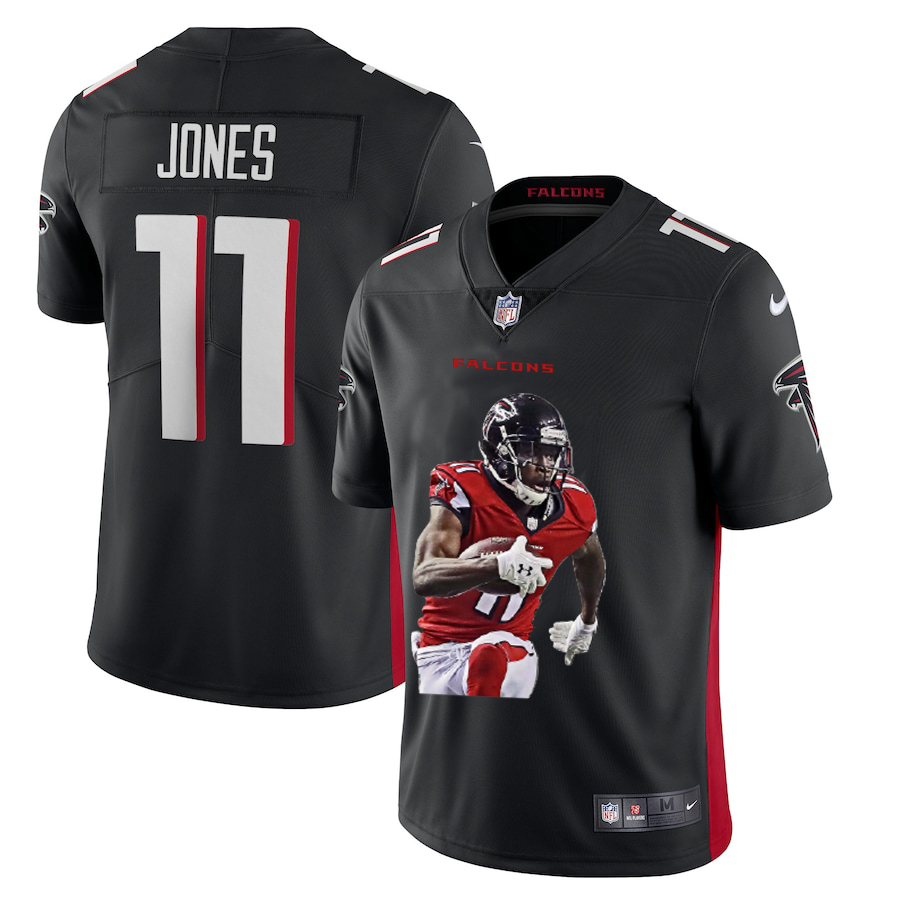 Atlanta Falcons #11 Julio Jones Men's Nike Player Signature Moves Vapor Limited NFL Jersey Black