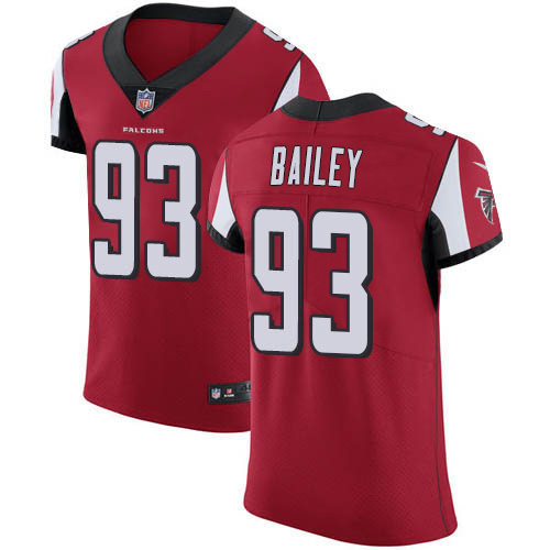 Nike Falcons #93 Allen Bailey Red Team Color Men's Stitched NFL Vapor Untouchable Elite Jersey