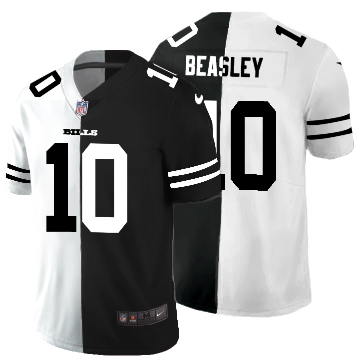 Buffalo Bills #10 Cole Beasley Men's Black V White Peace Split Nike Vapor Untouchable Limited NFL Jersey