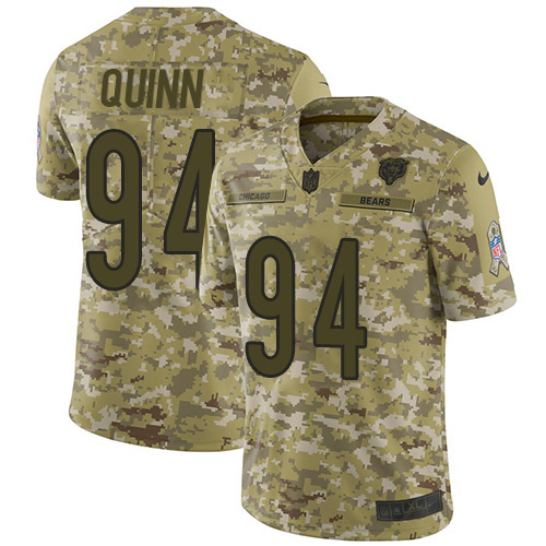 Nike Bears #94 Robert Quinn Camo Men's Stitched NFL Limited 2018 Salute To Service Jersey Nike Bears #94 Robert Quinn Camo Men's Stitched NFL Limited 2018 Salute To Service Jersey