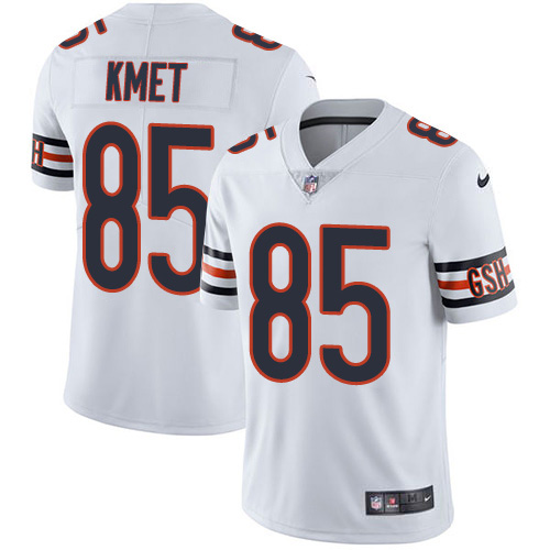 Nike Bears #85 Cole Kmet White Men's Stitched NFL Vapor Untouchable Limited Jersey