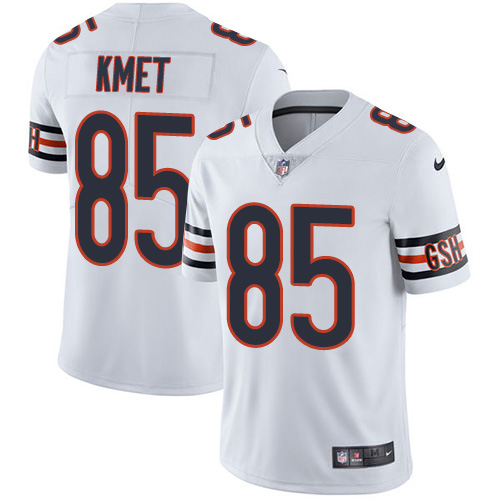 Nike Bears #85 Cole Kmet White Men's Stitched NFL Vapor Untouchable Limited Jersey Nike Bears #85 Cole Kmet White Men's Stitched NFL Vapor Untouchable Limited Jersey