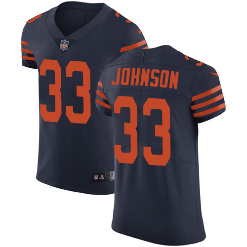 Nike Bears #33 Jaylon Johnson Navy Blue Alternate Men's Stitched NFL Vapor Untouchable Elite Jersey