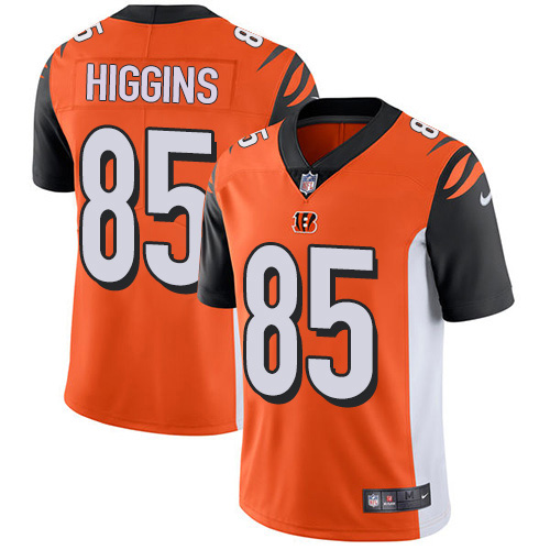Nike Bengals #85 Tee Higgins Orange Alternate Men's Stitched NFL Vapor Untouchable Limited Jersey