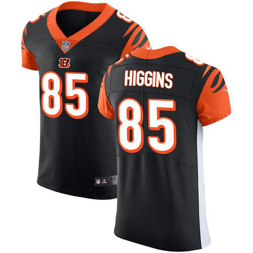 Nike Bengals #85 Tee Higgins Black Team Color Men's Stitched NFL Vapor Untouchable Elite Jersey