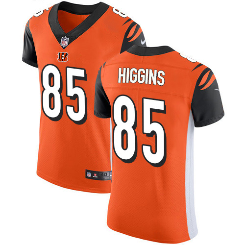 Nike Bengals #85 Tee Higgins Orange Alternate Men's Stitched NFL New Elite Jersey