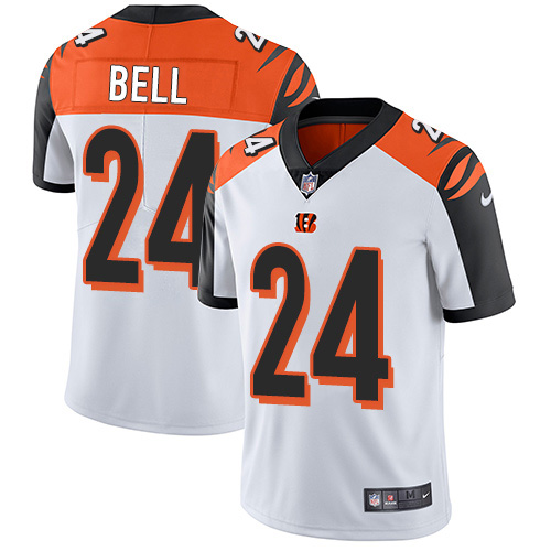 Nike Bengals #24 Vonn Bell White Men's Stitched NFL Vapor Untouchable Limited Jersey