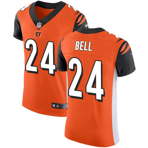 Nike Bengals #24 Vonn Bell Orange Alternate Men's Stitched NFL New Elite Jersey