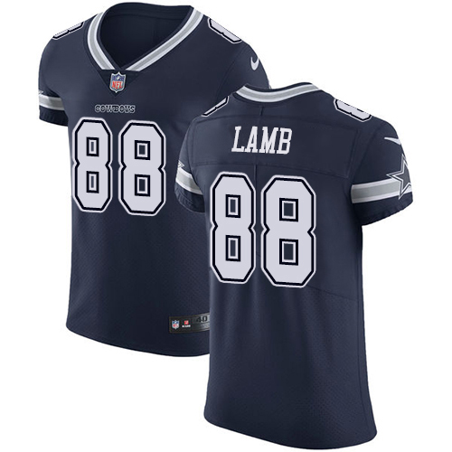 Nike Cowboys #88 CeeDee Lamb Navy Blue Team Color Men's Stitched NFL Vapor Untouchable Elite Jersey