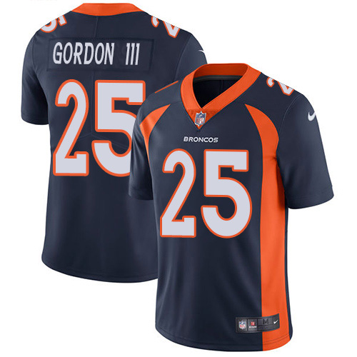 Nike Broncos #25 Melvin Gordon III Navy Blue Alternate Men's Stitched NFL Vapor Untouchable Limited Jersey
