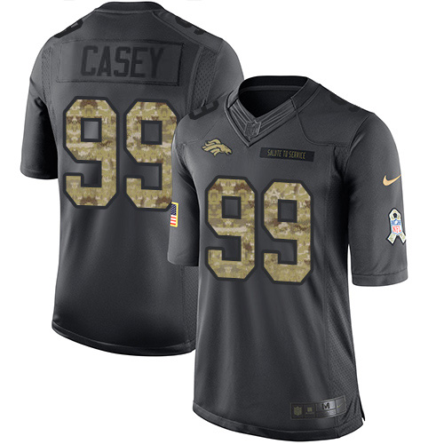 Nike Broncos #99 Jurrell Casey Black Men's Stitched NFL Limited 2016 Salute to Service Jersey