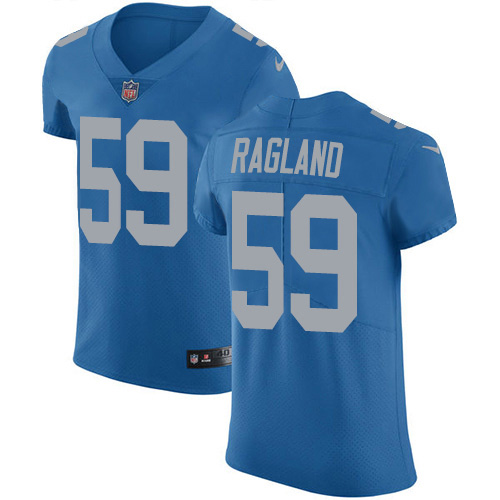 Nike Lions #59 Reggie Ragland Blue Throwback Men's Stitched NFL Vapor Untouchable Elite Jersey