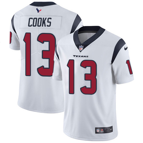 Nike Texans #13 Brandin Cooks White Men's Stitched NFL Vapor Untouchable Limited Jersey