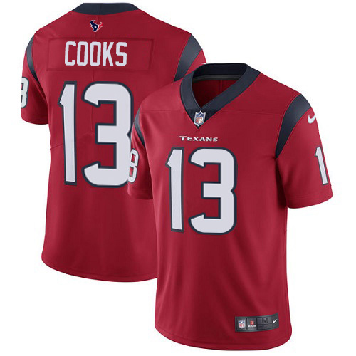 Nike Texans #13 Brandin Cooks Red Alternate Men's Stitched NFL Vapor Untouchable Limited Jersey