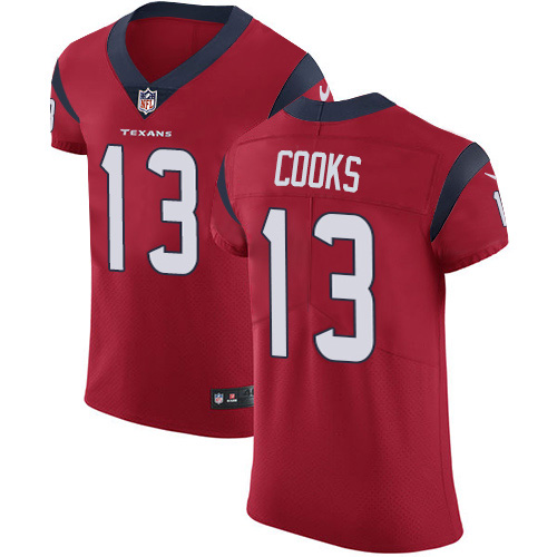 Nike Texans #13 Brandin Cooks Red Alternate Men's Stitched NFL New Elite Jersey