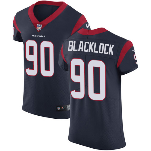 Nike Texans #90 Ross Blacklock Navy Blue Team Color Men's Stitched NFL Vapor Untouchable Elite Jersey