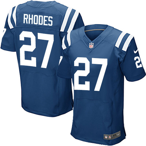 Nike Colts #27 Xavier Rhodes Royal Blue Team Color Men's Stitched NFL Vapor Untouchable Elite Jersey