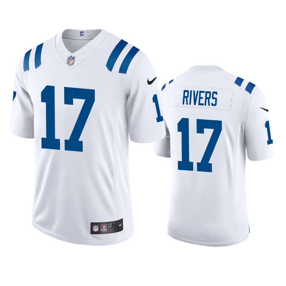 Indianapolis Colts #17 Philip Rivers Men's Nike White 2020 Vapor Limited Jersey Indianapolis Colts #17 Philip Rivers Men's Nike White 2020 Vapor Limited Jersey