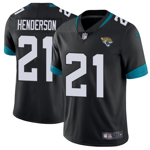 Nike Jaguars #21 C.J. Henderson Black Team Color Men's Stitched NFL Vapor Untouchable Limited Jersey