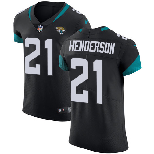 Nike Jaguars #21 C.J. Henderson Black Team Color Men's Stitched NFL Vapor Untouchable Elite Jersey