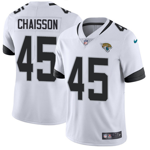 Nike Jaguars #45 K'Lavon Chaisson White Men's Stitched NFL Vapor Untouchable Limited Jersey