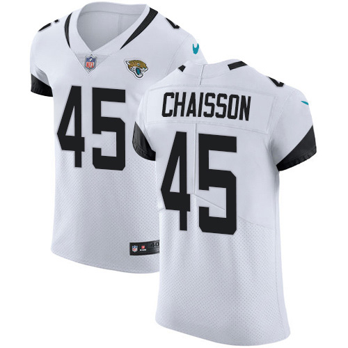 Nike Jaguars #45 K'Lavon Chaisson White Men's Stitched NFL New Elite Jersey