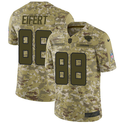 Nike Jaguars #88 Tyler Eifert Camo Men's Stitched NFL Limited 2018 Salute To Service Jersey Nike Jaguars #88 Tyler Eifert Camo Men's Stitched NFL Limited 2018 Salute To Service Jersey