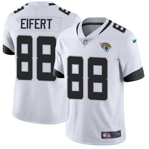 Nike Jaguars #88 Tyler Eifert White Men's Stitched NFL Vapor Untouchable Limited Jersey