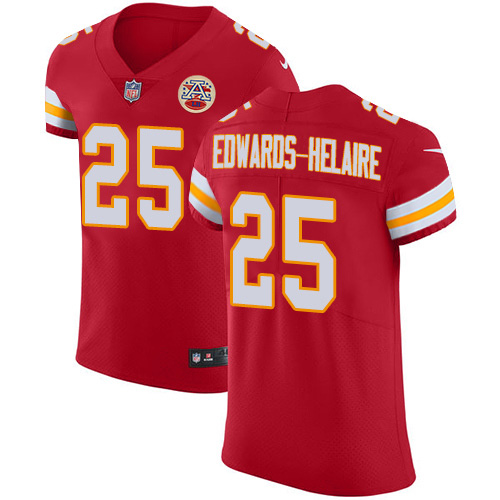 Nike Chiefs #25 Clyde Edwards-Helaire Red Team Color Men's Stitched NFL Vapor Untouchable Elite Jersey