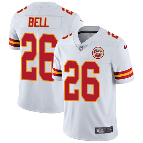 Nike Chiefs #26 Le'Veon Bell White Men's Stitched NFL Vapor Untouchable Limited Jersey
