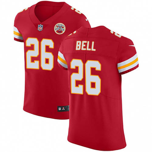 Nike Chiefs #26 Le'Veon Bell Red Team Color Men's Stitched NFL Vapor Untouchable Elite Jersey