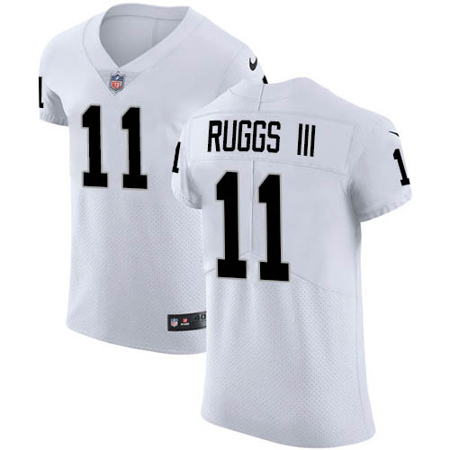 Nike Raiders #11 Henry Ruggs III White Men's Stitched NFL New Elite Jersey