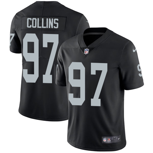 Nike Raiders #97 Maliek Collins Black Team Color Men's Stitched NFL Vapor Untouchable Limited Jersey Nike Raiders #97 Maliek Collins Black Team Color Men's Stitched NFL Vapor Untouchable Limited Jersey