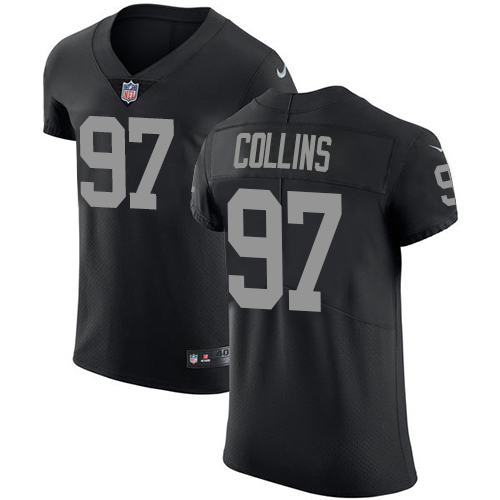 Nike Raiders #97 Maliek Collins Black Team Color Men's Stitched NFL Vapor Untouchable Elite Jersey Nike Raiders #97 Maliek Collins Black Team Color Men's Stitched NFL Vapor Untouchable Elite Jersey