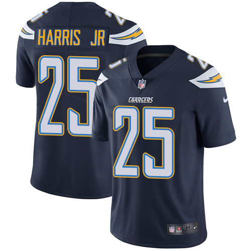Nike Chargers #25 Chris Harris Jr Navy Blue Team Color Men's Stitched NFL Vapor Untouchable Limited Jersey