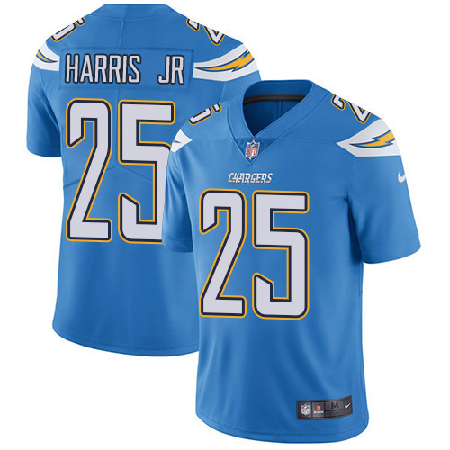 Nike Chargers #25 Chris Harris Jr Electric Blue Alternate Men's Stitched NFL Vapor Untouchable Limited Jersey