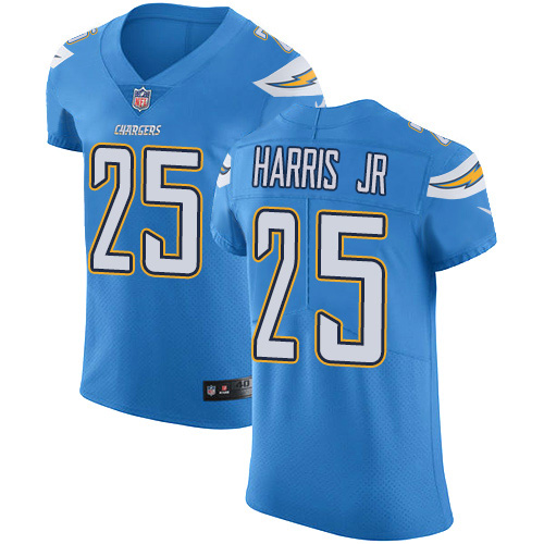 Nike Chargers #25 Chris Harris Jr Electric Blue Alternate Men's Stitched NFL New Elite Jersey