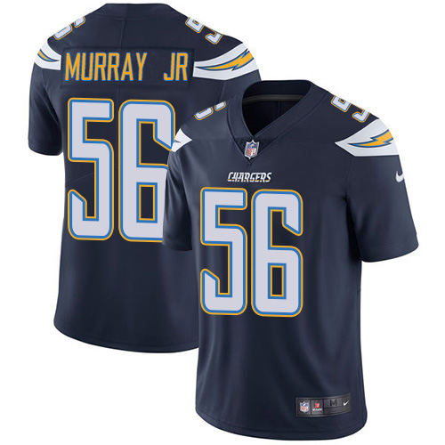 Nike Chargers #56 Kenneth Murray Jr Navy Blue Team Color Men's Stitched NFL Vapor Untouchable Limited Jersey