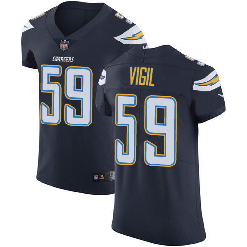 Nike Chargers #59 Nick Vigil Navy Blue Team Color Men's Stitched NFL Vapor Untouchable Elite Jersey