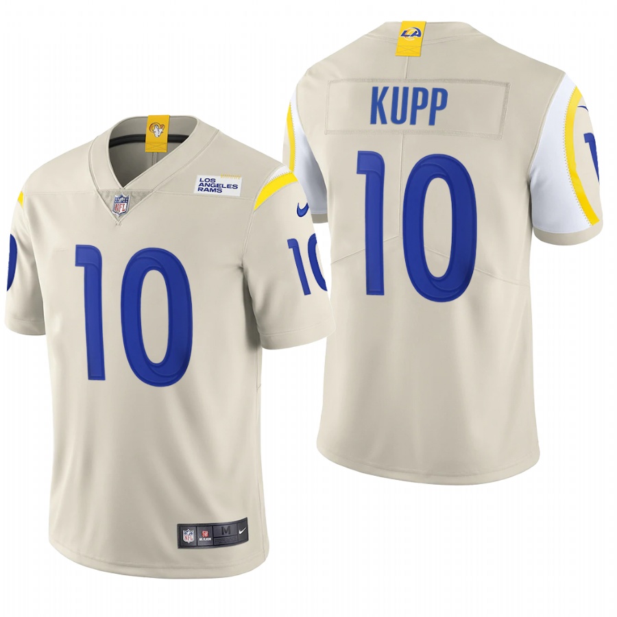 Los Angeles Rams #10 Cooper Kupp Men's Nike Bone 2020 Vapor Untouchable Limited NFL Jersey