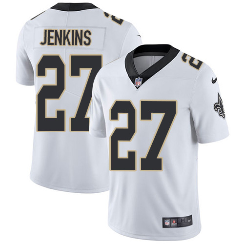 Nike Saints #27 Malcolm Jenkins White Men's Stitched NFL Vapor Untouchable Limited Jersey