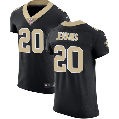 Nike Saints #20 Janoris Jenkins Black Team Color Men's Stitched NFL Vapor Untouchable Elite Jersey