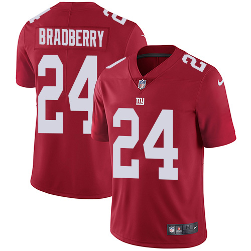 Nike Giants #24 James Bradberry Red Alternate Men's Stitched NFL Vapor Untouchable Limited Jersey