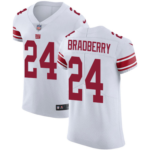 Nike Giants #24 James Bradberry White Men's Stitched NFL New Elite Jersey