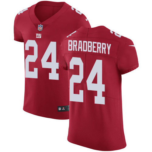Nike Giants #24 James Bradberry Red Alternate Men's Stitched NFL New Elite Jersey