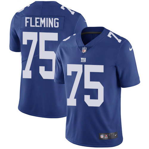 Nike Giants #75 Cameron Fleming Royal Blue Team Color Men's Stitched NFL Vapor Untouchable Limited Jersey Nike Giants #75 Cameron Fleming Royal Blue Team Color Men's Stitched NFL Vapor Untouchable Limited Jersey