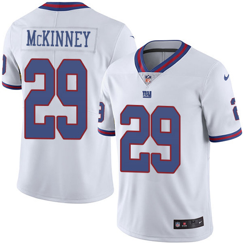 Nike Giants #29 Xavier McKinney White Men's Stitched NFL Limited Rush Jersey Nike Giants #29 Xavier McKinney White Men's Stitched NFL Limited Rush Jersey