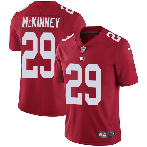 Nike Giants #29 Xavier McKinney Red Alternate Men's Stitched NFL Vapor Untouchable Limited Jersey