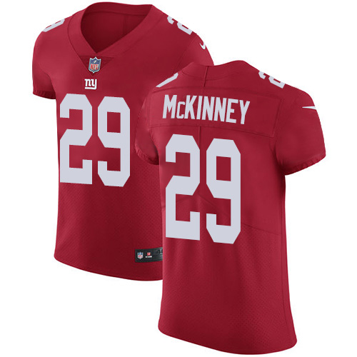 Nike Giants #29 Xavier McKinney Red Alternate Men's Stitched NFL New Elite Jersey