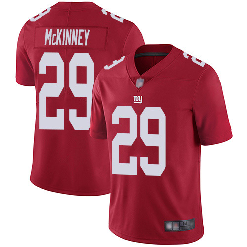 Nike Giants #29 Xavier McKinney Red Men's Stitched NFL Limited Inverted Legend Jersey